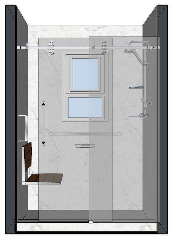 a graphic of a shower plan