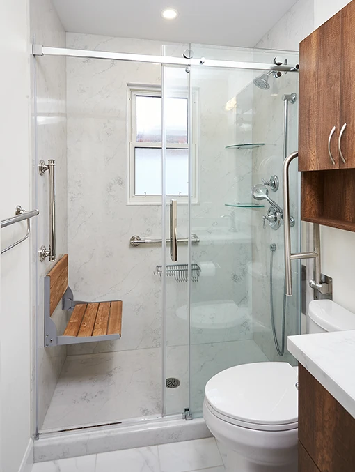 An image of a bathroom after renovation