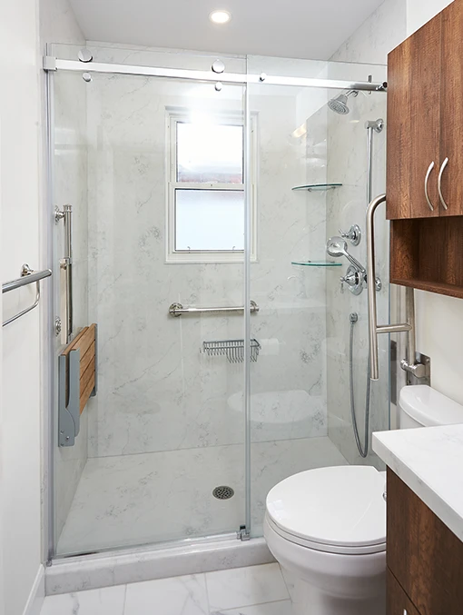 Image of a bathroom after renovation 