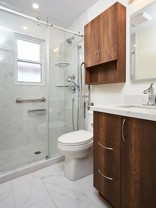 Image of a bathroom after renovation