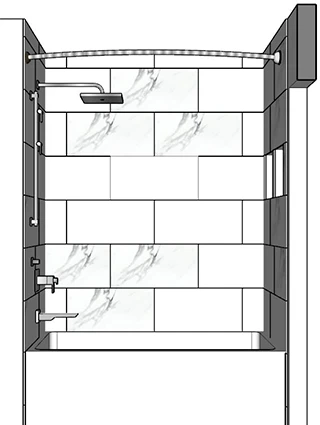 a graphic of bathroom renovation plan